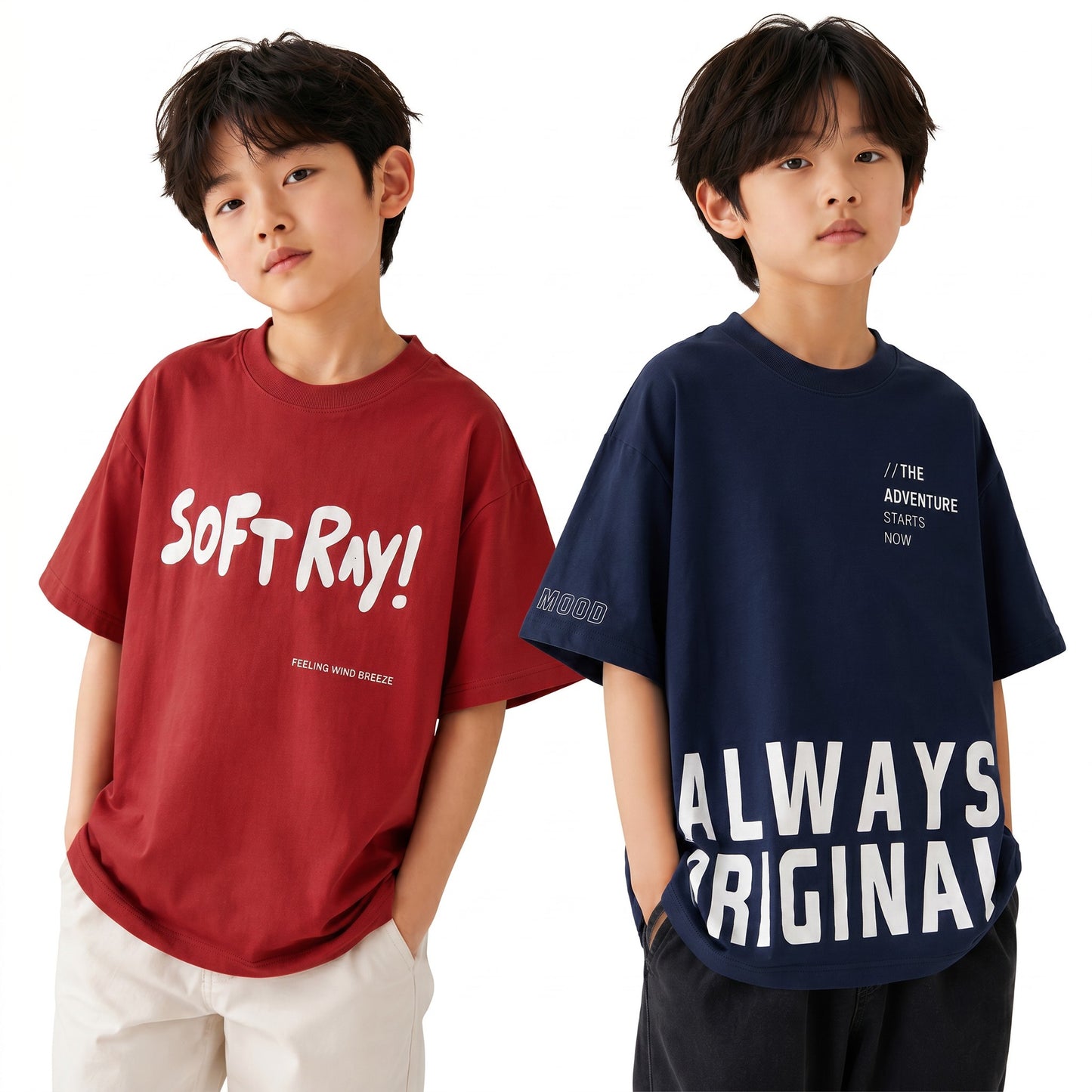 Boys B&O | Graphic Print Oversized T-Shirt Combo Pack - Billyball.in
