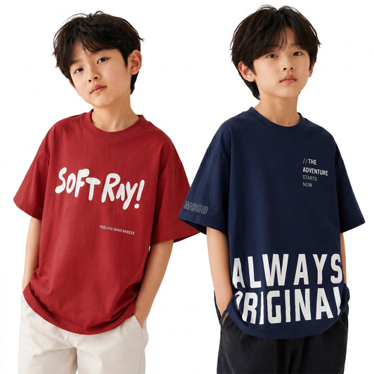 Boys B&O | Graphic Print Oversized T-Shirt Combo Pack - Billyball.in