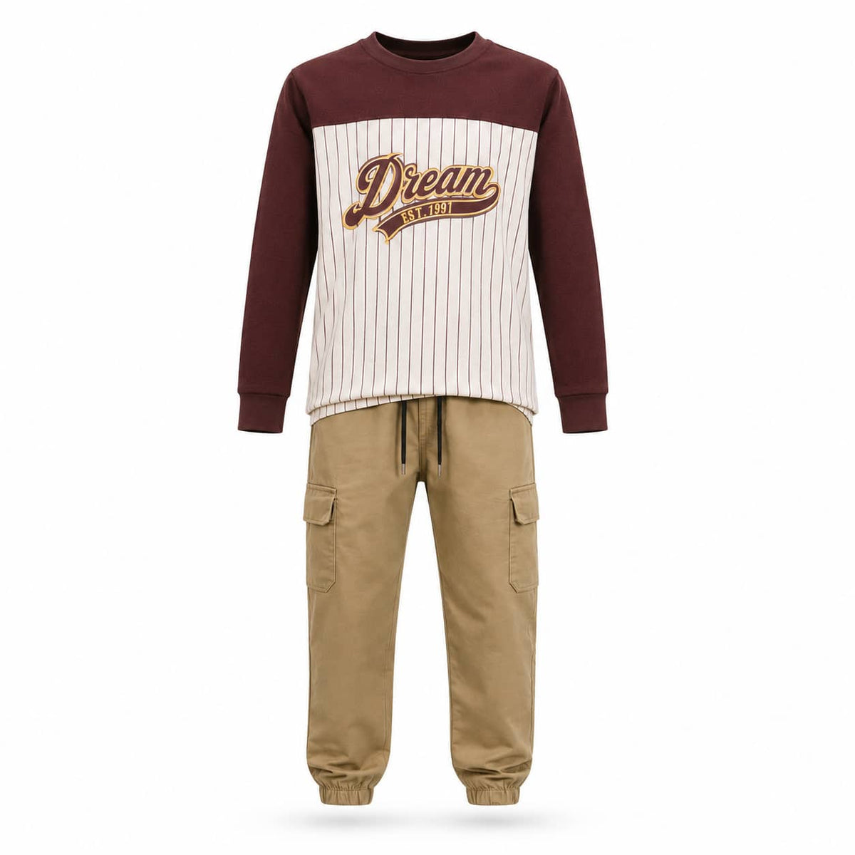 Boys DREAM BOY | Full sleeve T and Pant Set - Billyball.in
