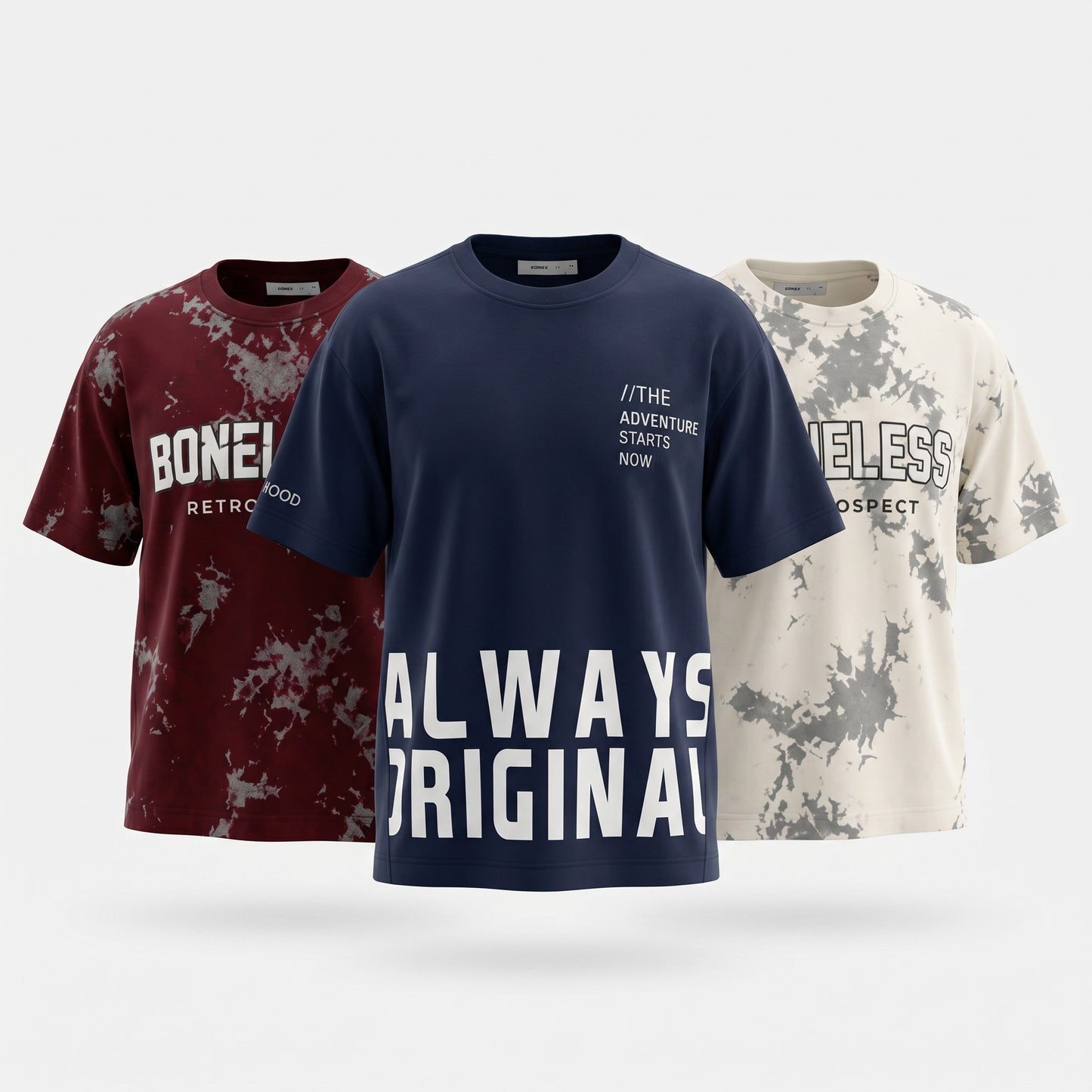 Boys RBW | Graphic Print Oversized T-Shirt Combo Pack - Billyball.in