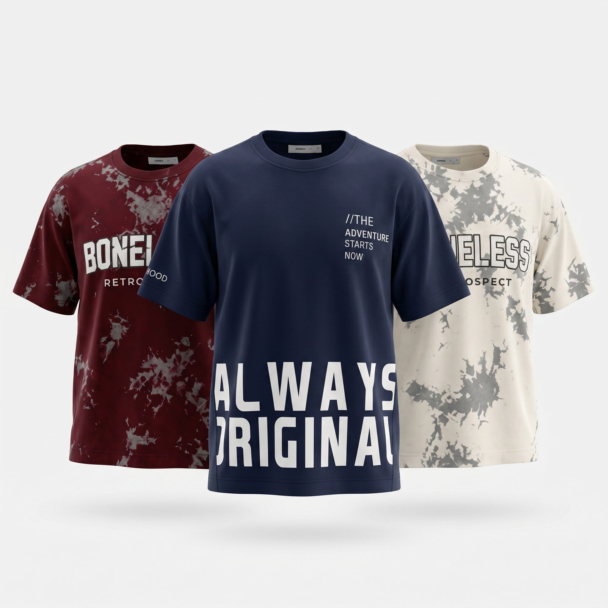 Boys RBW | Graphic Print Oversized T-Shirt Combo Pack - Billyball.in