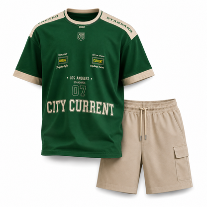 Boys CITY CURRENT | Printed Cotton Co-Ord Set
