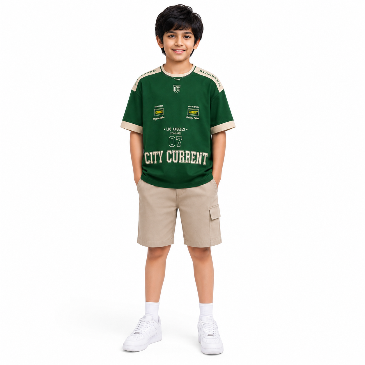 Boys CITY CURRENT | Printed Cotton Co-Ord Set