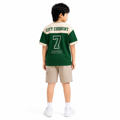 Boys CITY CURRENT | Printed Cotton Co-Ord Set