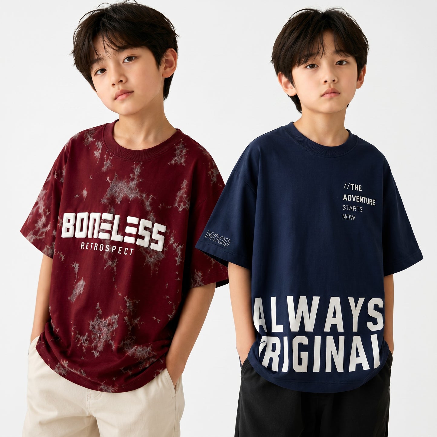 Boys R&B | Graphic Print Oversized T-Shirt Combo Pack - Billyball.in