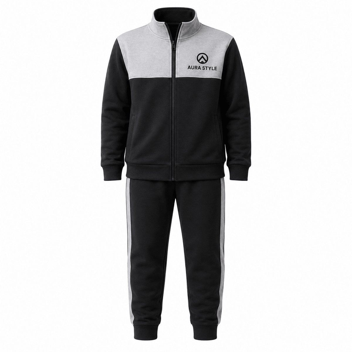 Boys AURA BLACK ZIPPER | Track Suit Combo - Billyball.in