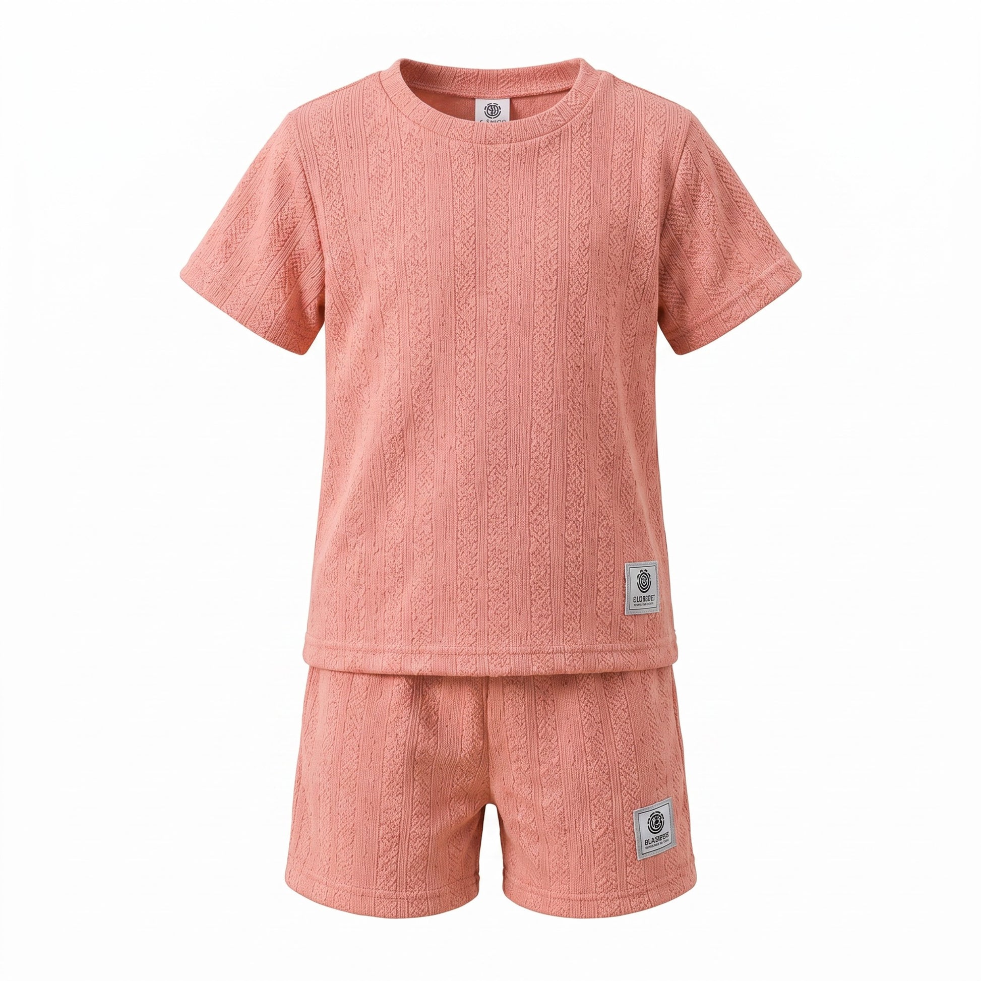 Unisex PINK | Textured Co-Ord Set - Billyball.in
