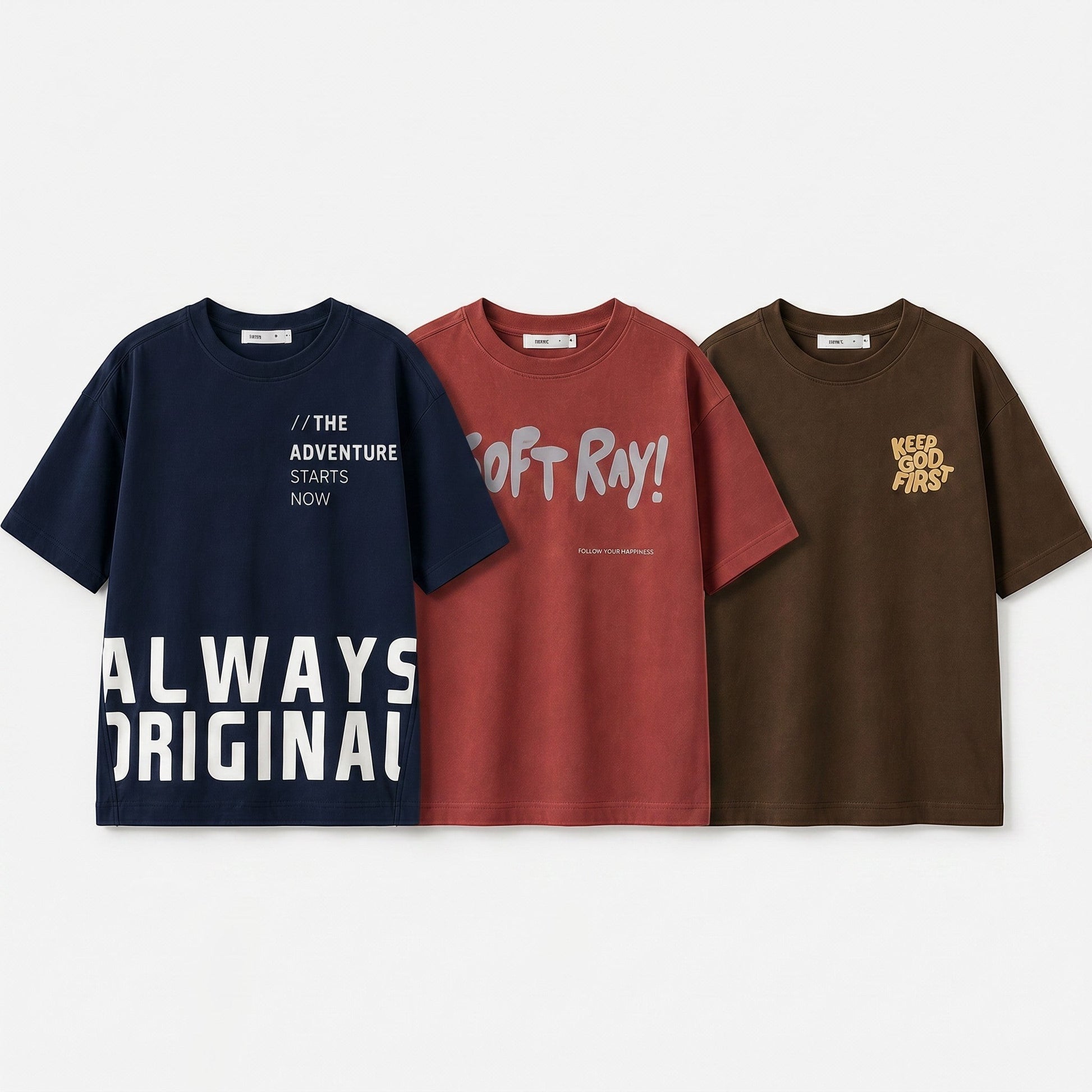 Boys BOB | Graphic Print Oversized T-Shirt Combo Pack - Billyball.in