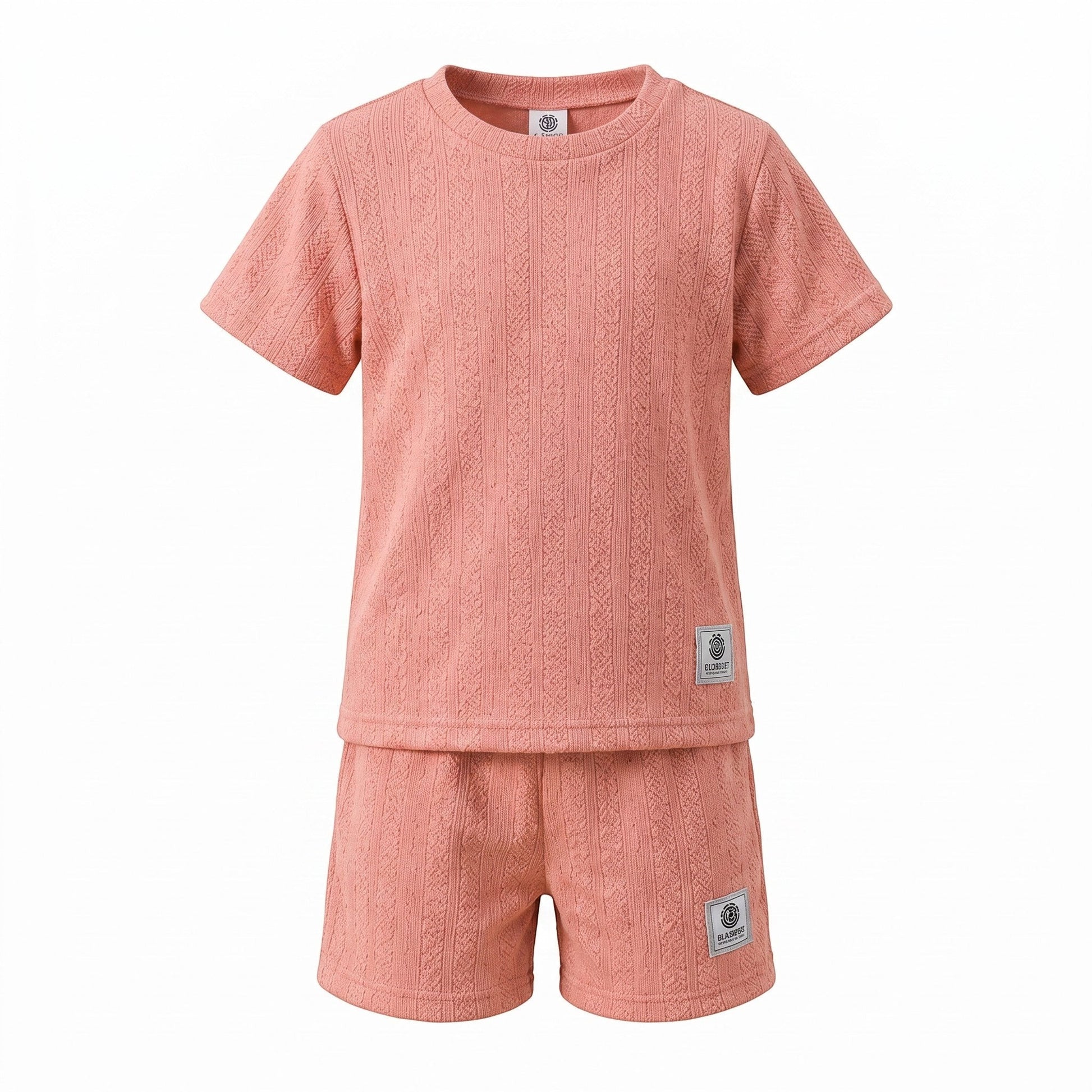 Unisex PINK | Textured Co-Ord Set - Billyball.in