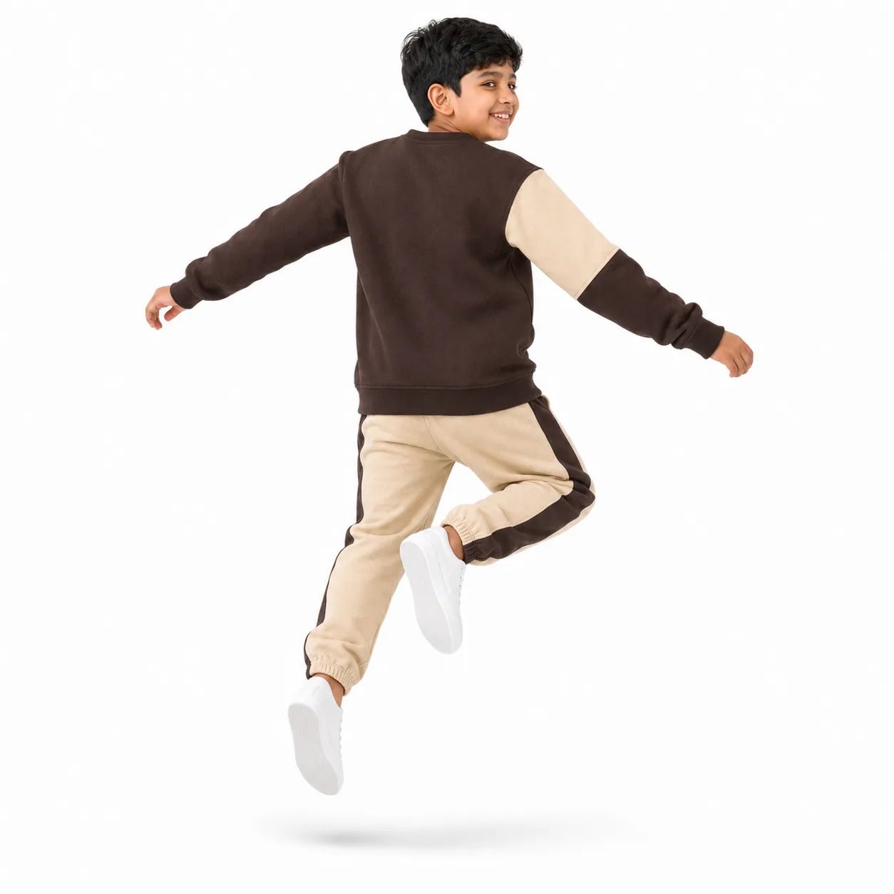 Boys COOL COFFEE | Long Sleeve Sweatshirt and Jogger Pants Set - Billyball.in
