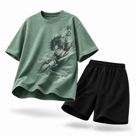 Boys SILENT BLADE | Printed Cotton Clothing Set