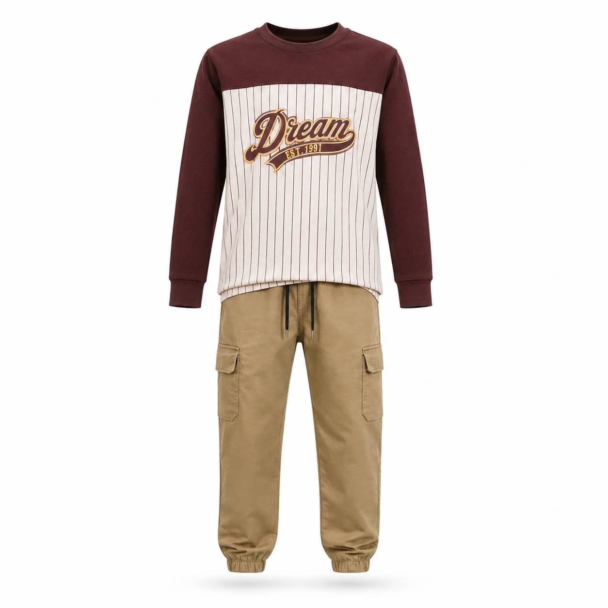 Boys DREAM BOY | Full sleeve T and Pant Set - Billyball.in