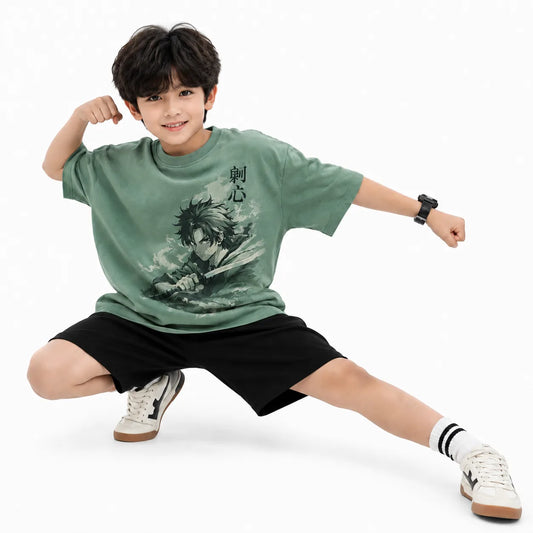 Boys SILENT BLADE | Printed Cotton Clothing Set