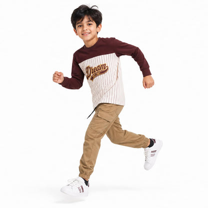 Boys DREAM BOY | Full sleeve T and Pant Set - Billyball.in